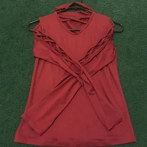 Red Long Sleeve Shirt From Mexico